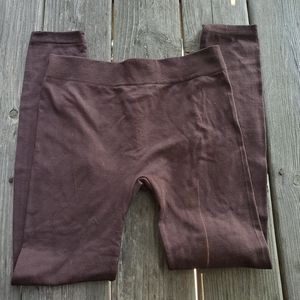 Coco Limon brown fleece leggings